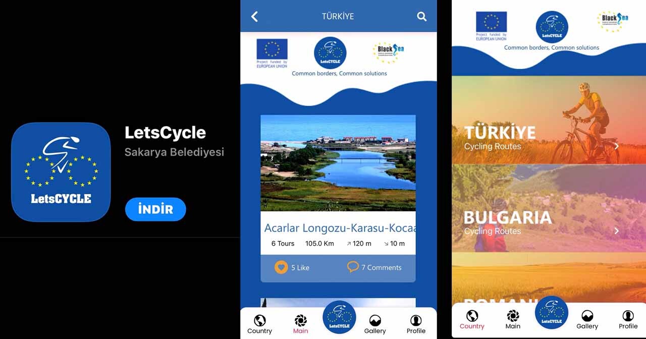 LetsCycle uygulaması artık akıllı telefonlarda