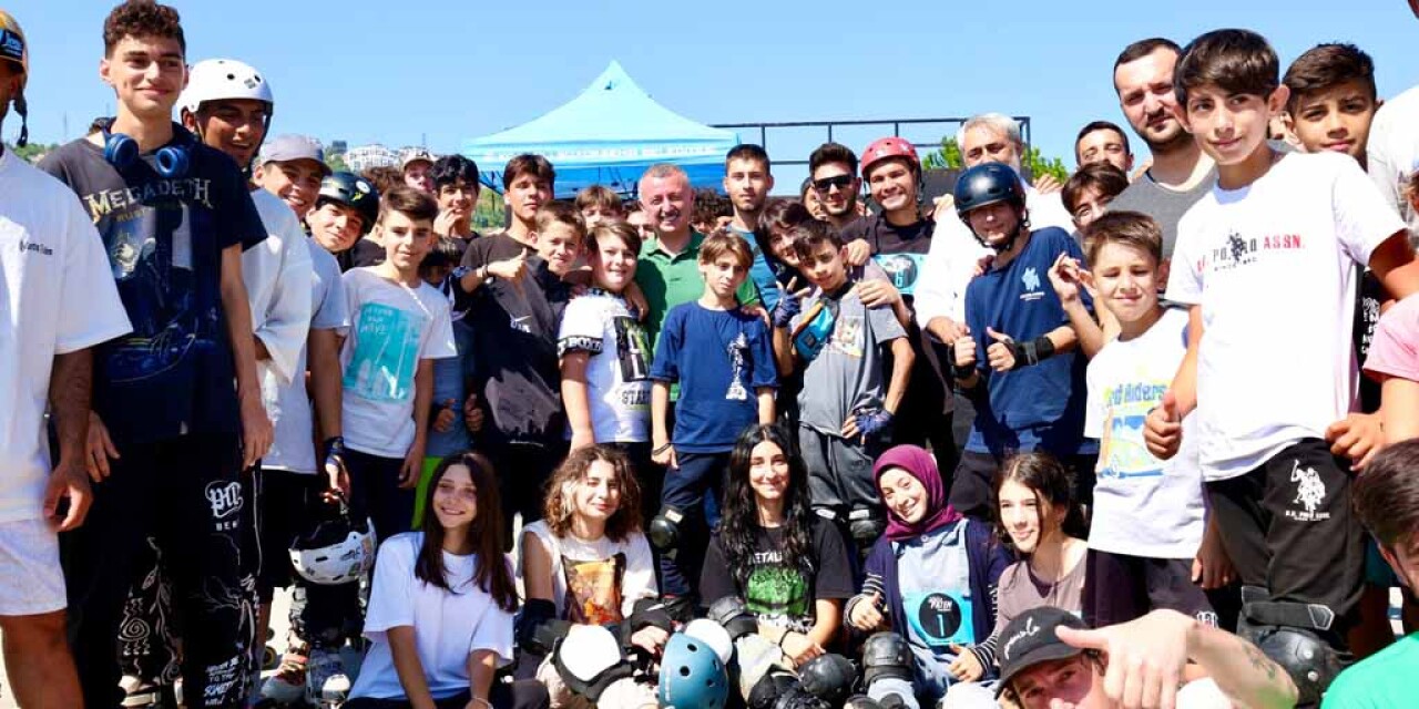 Skate Park’ta adrenalin tavan yaptı