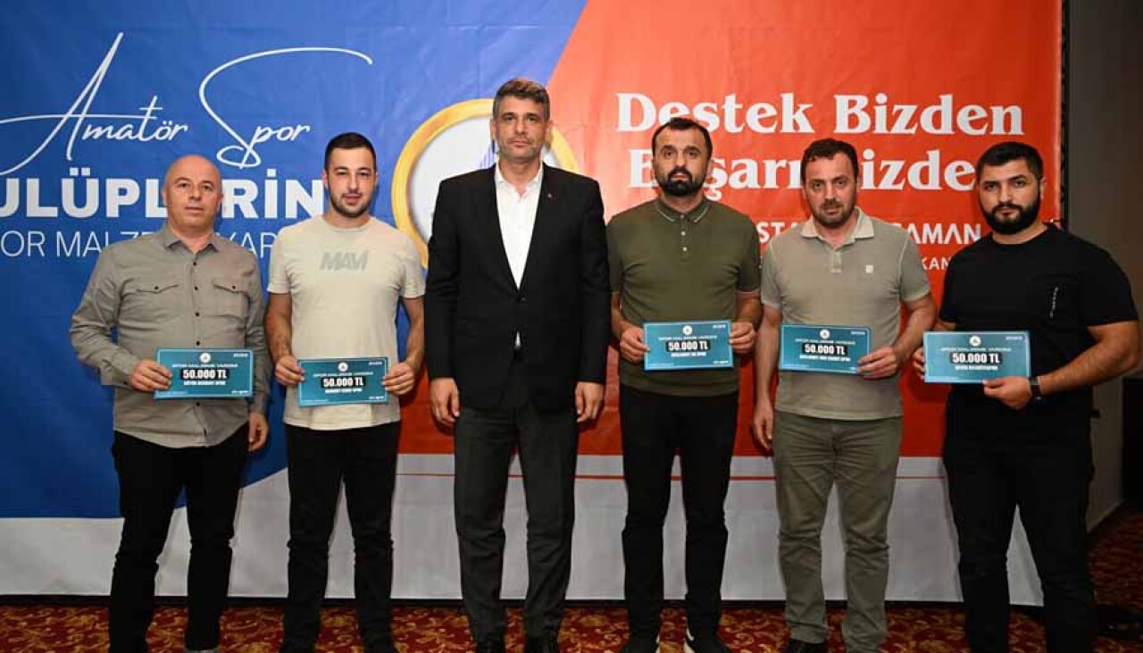 Kartepe Belediyesi amatör spor kulüplerine 1 Milyon 500 bin TL destek verdi