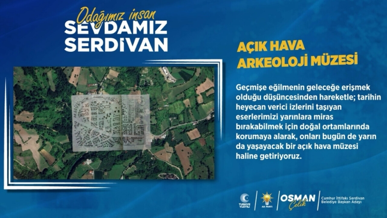 Çelik: En Büyük Açık Hava Arkeoloji Müzesi Serdivan'da Olacak