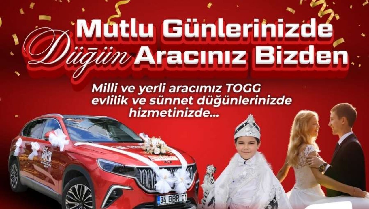 Bayrampaşalı kızlar TOGG ile gelin oluyor