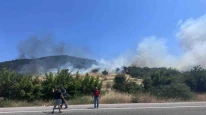 Ayvacık’ta orman yangını