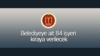 Bilecik Belediyesine ait 84 adet işyeri kiraya verilecek