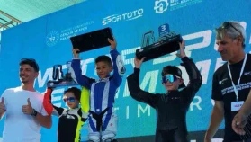 5 yaşındaki sporcu Türkiye Süpermoto Şampiyonası’nda şampiyonluğa ulaştı