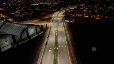 Sakarya'nın yeni duble yolu 1. Cadde ışıl ışıl oldu