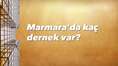 Marmara'da kaç dernek var?