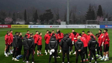 A Milli Futbol Takımı, Romanya maçı hazırlıklarını sürdürdü