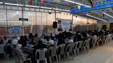 Kardeş şehir Şam’da iftar sofraları kuruldu