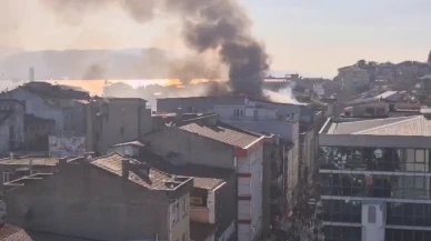 Şehir merkezinde korku dolu anlar: Depo yandı, dumandan göz gözü görmedi