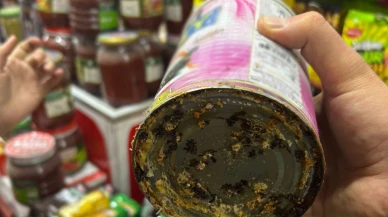 Markette 4 kamyonet dolusu ürüne el konuldu
