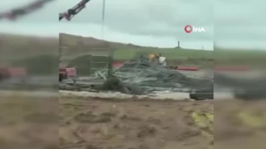 Şantiyede kalıp çöktü: 5 işçi yaralı