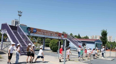Yaz dönemi çocuk trafik eğitimleri başladı