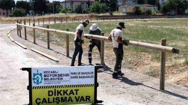 Kocaeli’de Gölcük Rahvan At Tesisi yarışlar öncesi bakıma alındı