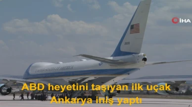 ABD lideri Donald Trump Ankara'ya ulaştı: İkinci uçak da yolda