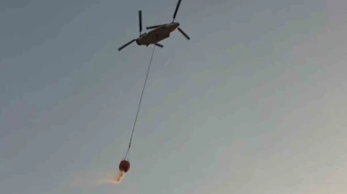 Türkiye’nin en büyük yangın söndürme helikopteri sahaya indi