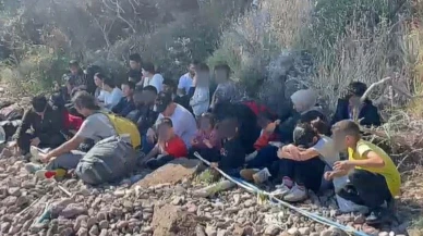 Ayvacık’ta 30 kaçak göçmen yakalandı