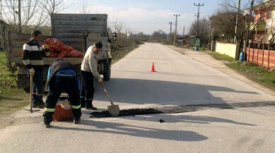 Hendek'te yol bakım çalışmaları başladı