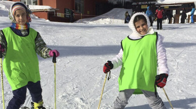 Kartepe Belediyesi’nden kayak eğitimi