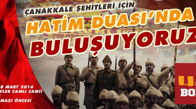 Bolu ultrAslan şehitleri dualarla anacak