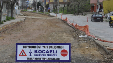 Çayırova Bosna Caddesi duble yola dönüşüyor