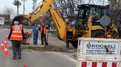 Kocaeli'nde yıpranan yollar yenilendi