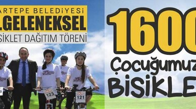 1600 Kartepeli Çocuk Bisikletle Buluşacak