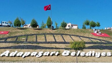 Adapazarı'nda yamaç düzenlemesi yapıldı