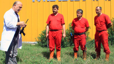 Kurban Yakalama Timi eğitimden geçti
