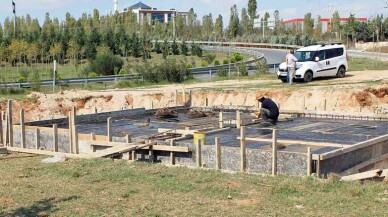 Gebze Balçık Kavşağı’nda su deposu yapılıyor