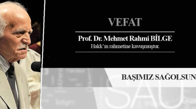 Prof. Dr. Mehmet Rahmi Bilge Vefat Etti
