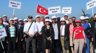 Barolar Destek Yürüyüşünde 'Herkes İçin Adalet' dedi