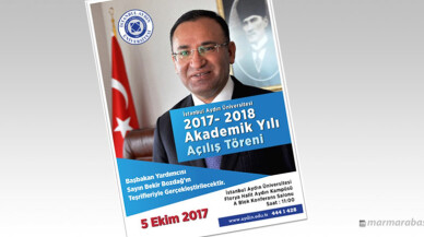 Bekir Bozdağ, İstanbul Aydın Üniversitesi'nde