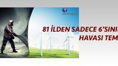 '81 ilden sadece 6’sının havası temiz'