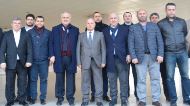 Milletvekili Zeki Aygün, Başhekim Mustafa Güneş'i ziyaret etti