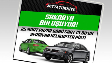 'Jetta Türkiye' Sakarya Buluşması Pazar Günü yapılıyor