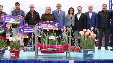 Kocaeli Lale Festivali’nin en güzel laleleri seçildi