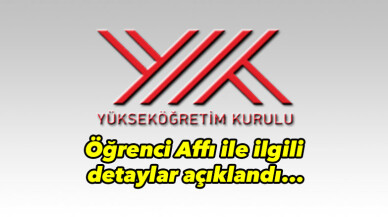 YÖK'ten öğrenci affına ilişkin bilgilendirme yapıldı