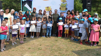 Minikler kütüphane ve kitaplarla tanıştı