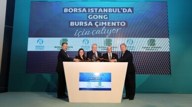 Borsa İstanbul’da gong Bursa Çimento için çaldı