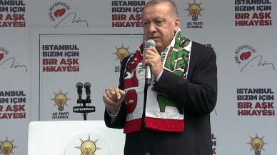 Cumhurbaşkanı Erdoğan: “Belediye başkanlığı seçimi için terör baronları niye kampanya yürütüyor”