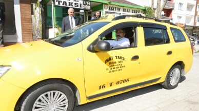 Yıldırım Belediye Başkan Adayı Oktay Yılmaz, taksi şoförü oldu, projelerini anlattı