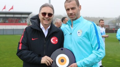 Aleksander Ceferin’den TFF Başkanı Hüsnü Güreli’ye ziyaret