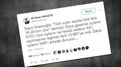 AK Parti İstanbul’da tüm oyların sayılması için YSK’ya başvurdu