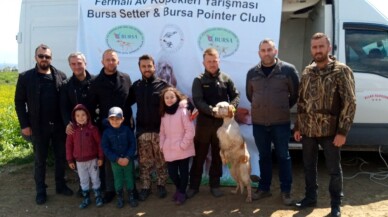 Avcılar ve köpekleri bu yarışmada bir araya geldi