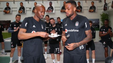 Beşiktaş’ta Larin’in doğum günü kutlandı