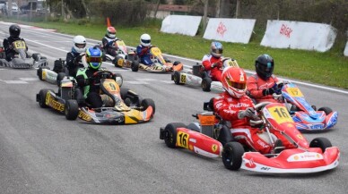 Karting şampiyonası nefes kesti