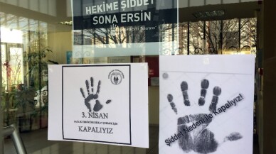 Aile sağlık merkezi grev yaptı, vatandaşlar kapıda kaldı