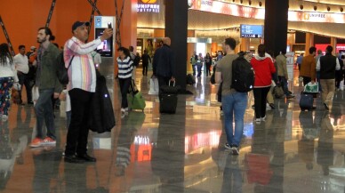 (Özel) İstanbul Havalimanı’nda fotoğraf çektirme yarışı