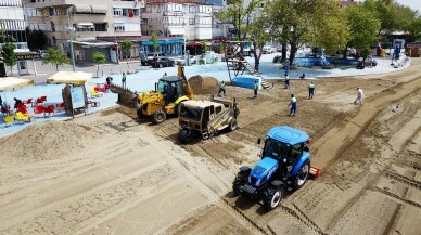 Plajlar yaza hazırlanıyor