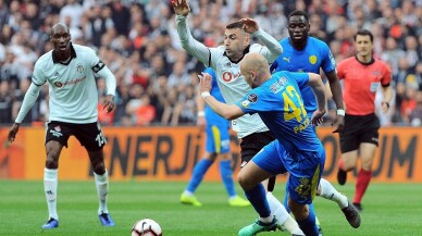 Spor Toto Süper Lig: Beşiktaş: 1 - MKE Ankaragücü: 0 (İlk yarı)